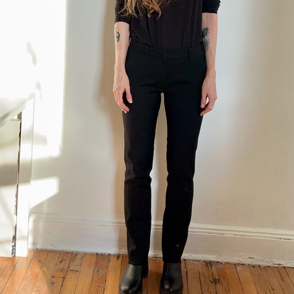 Great trousers pants by Ann Demeulemeester, black wool XS S